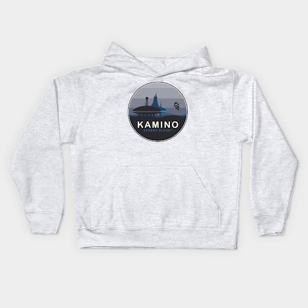 Kamino Stormy Planet Kids Hoodie by Space Club